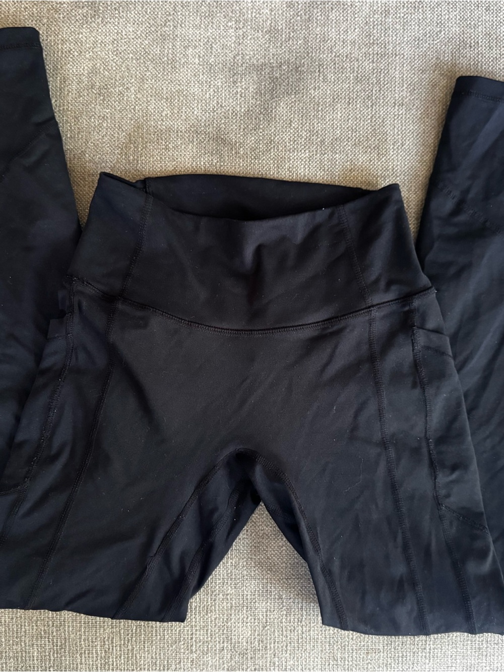 lululemon athletica Black Yoga Leggings with pockets